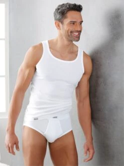 Slip - Blau + Grün + Weiß