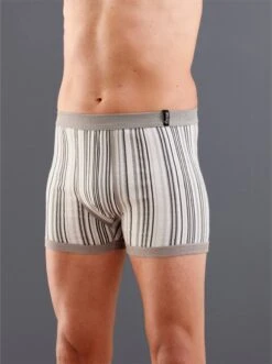 Hose Kurz - Weiß-grau-bedruckt