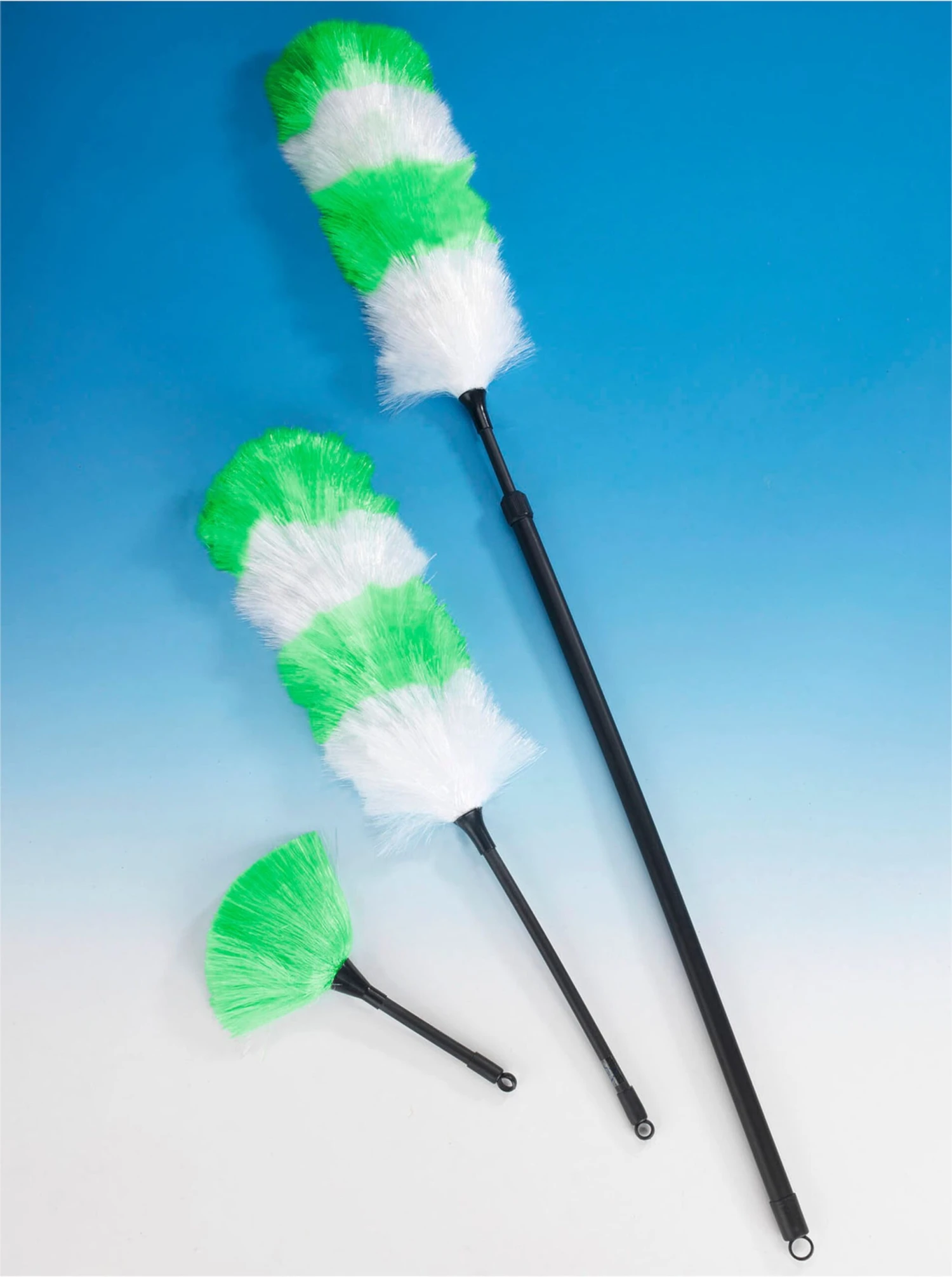 Staubwedel - Weiß-grün – Bild 2
