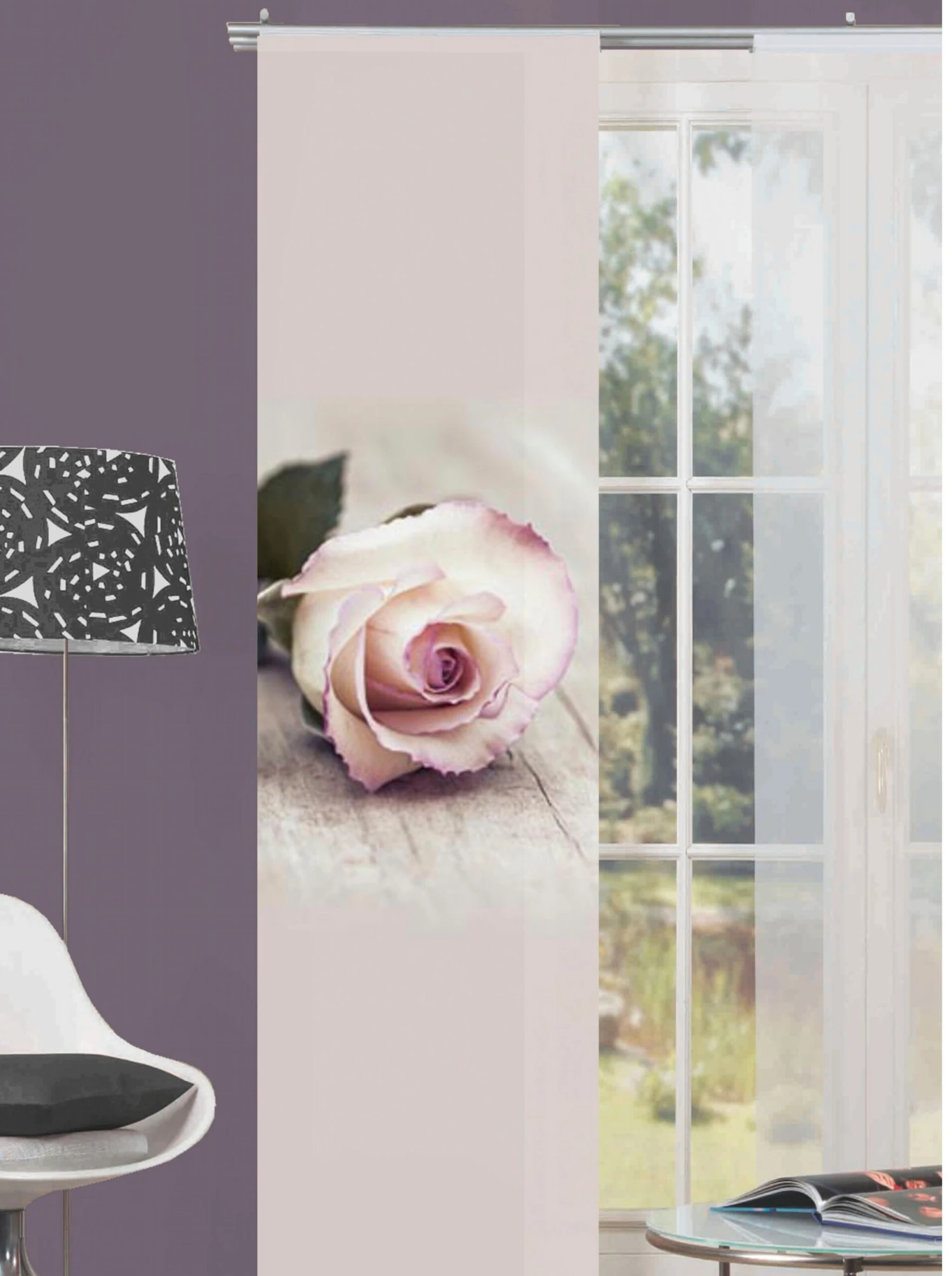 Schiebevorhang - Rosé