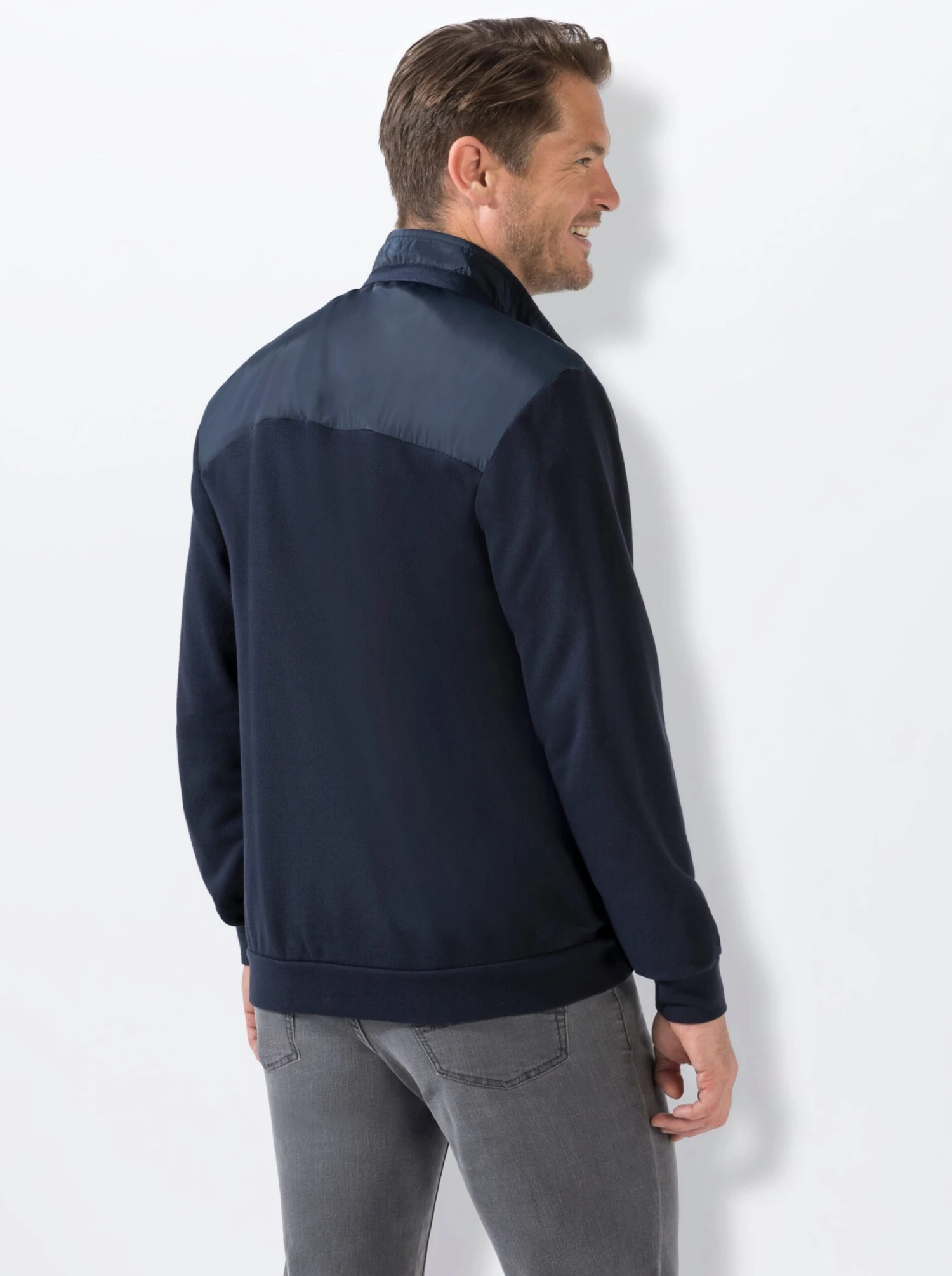 Sweatjacke - Marine – Bild 2