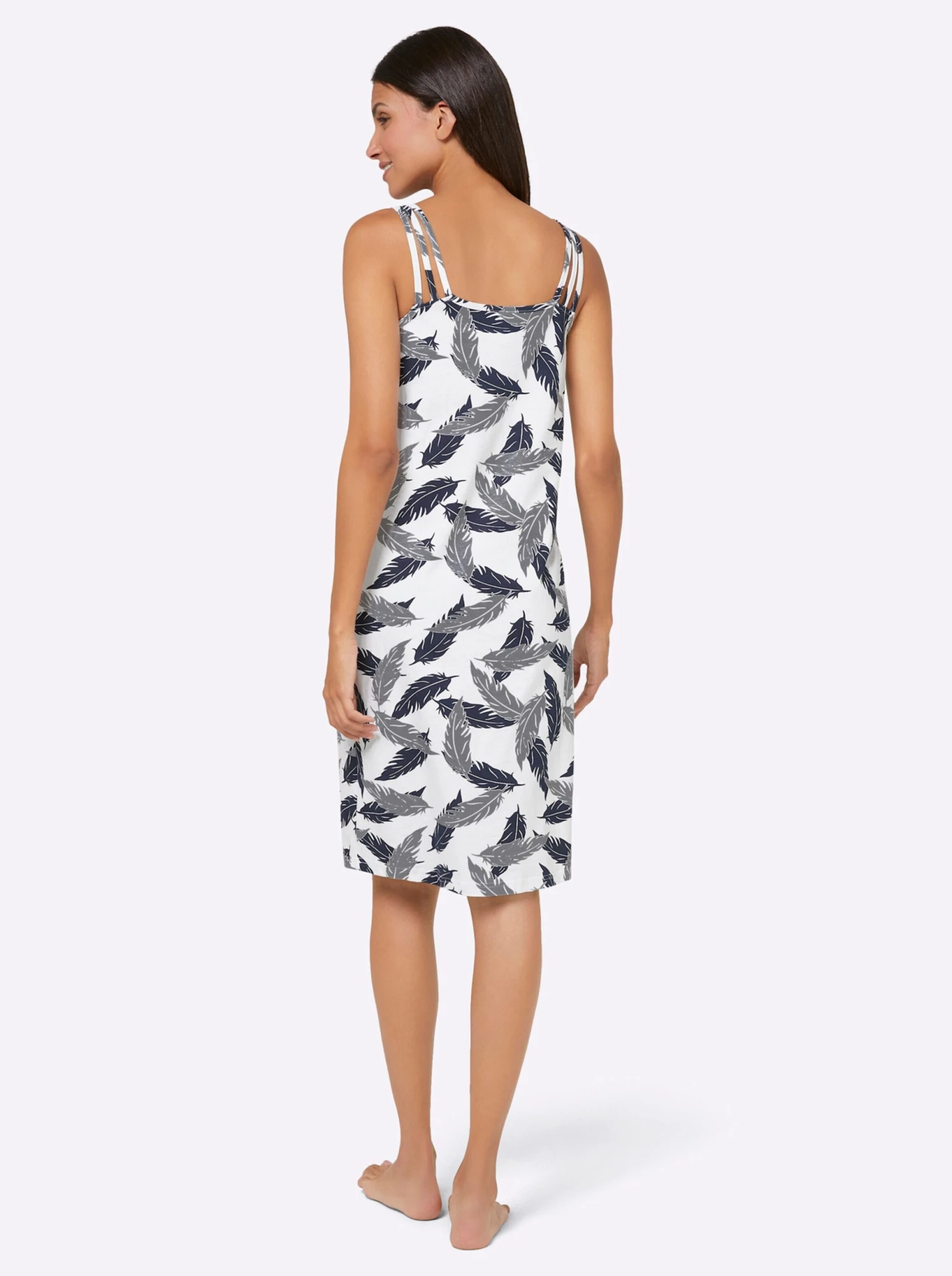 Sommerkleid - Weiß-bedruckt – Bild 2