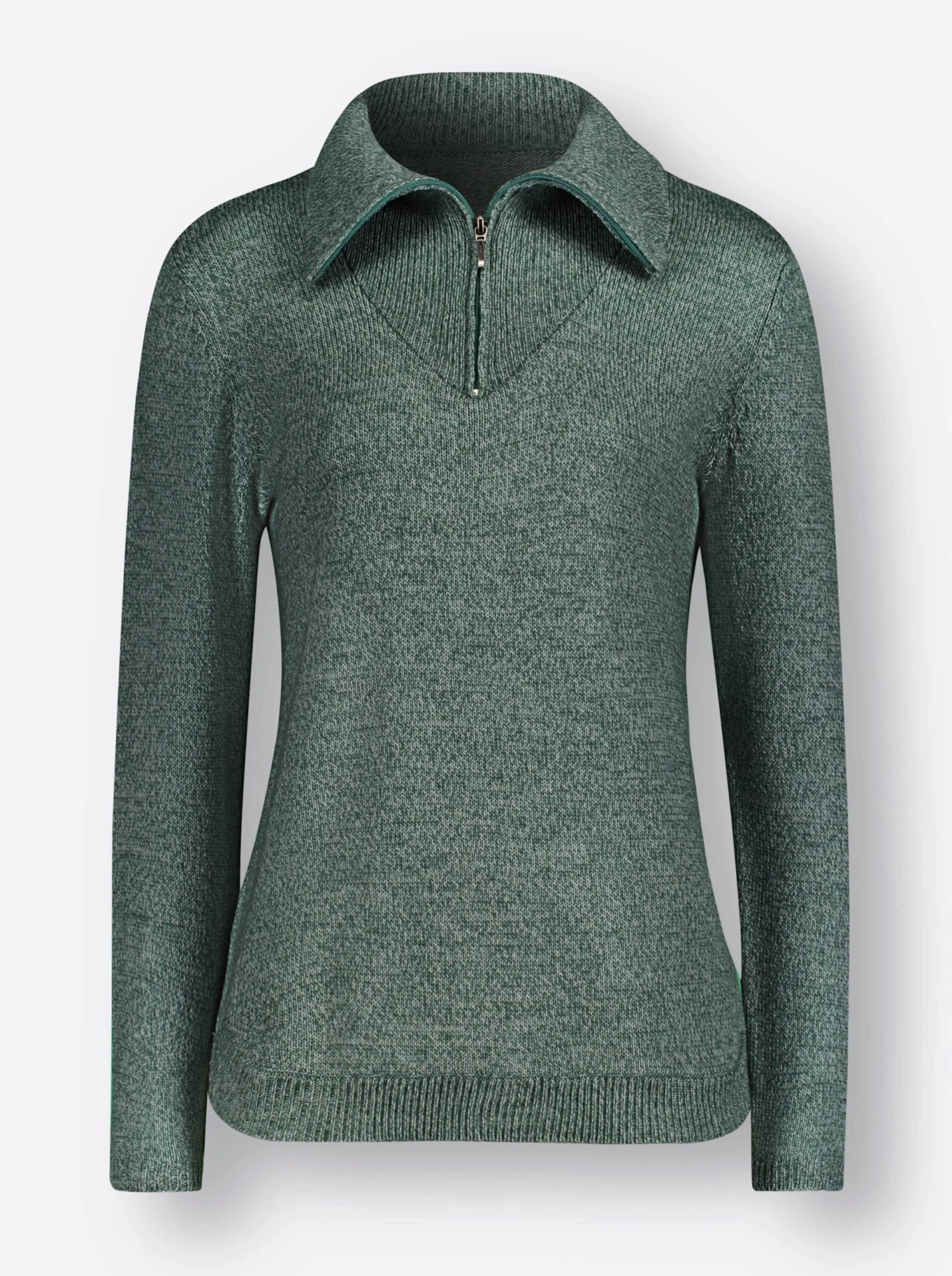 Troyer - Petrol-jade-meliert – Bild 3