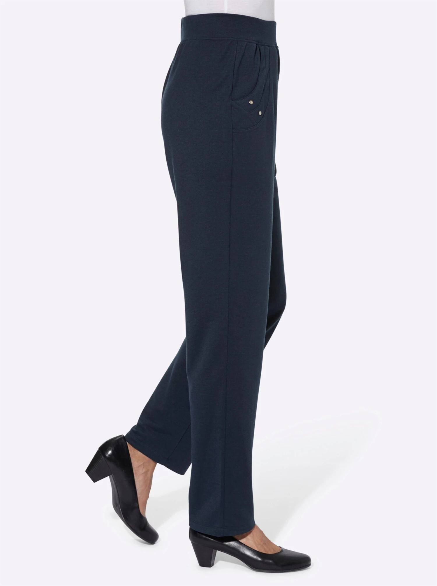 Jerseyhose - Taubenblau + Taubenblau-meliert – Bild 5