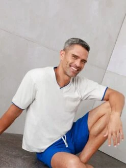 Schlafanzug-Shirt - Hellgrau