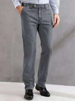 Autofahrer-Jeans - Grey-denim