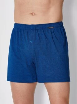 Schiesser Boxershorts - Schwarz + Blau