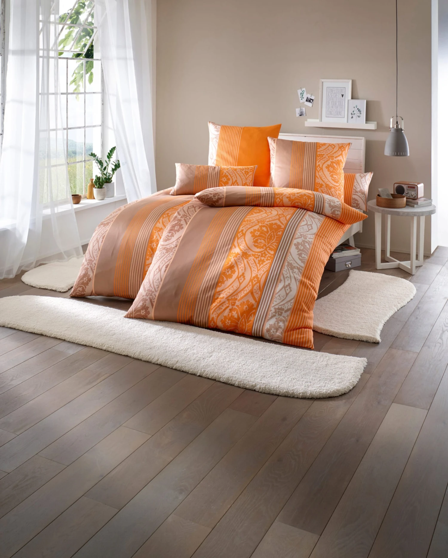 Bettwäsche - Terracotta-taupe