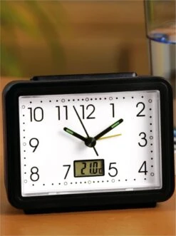 Leucht-Wecker - Schwarz