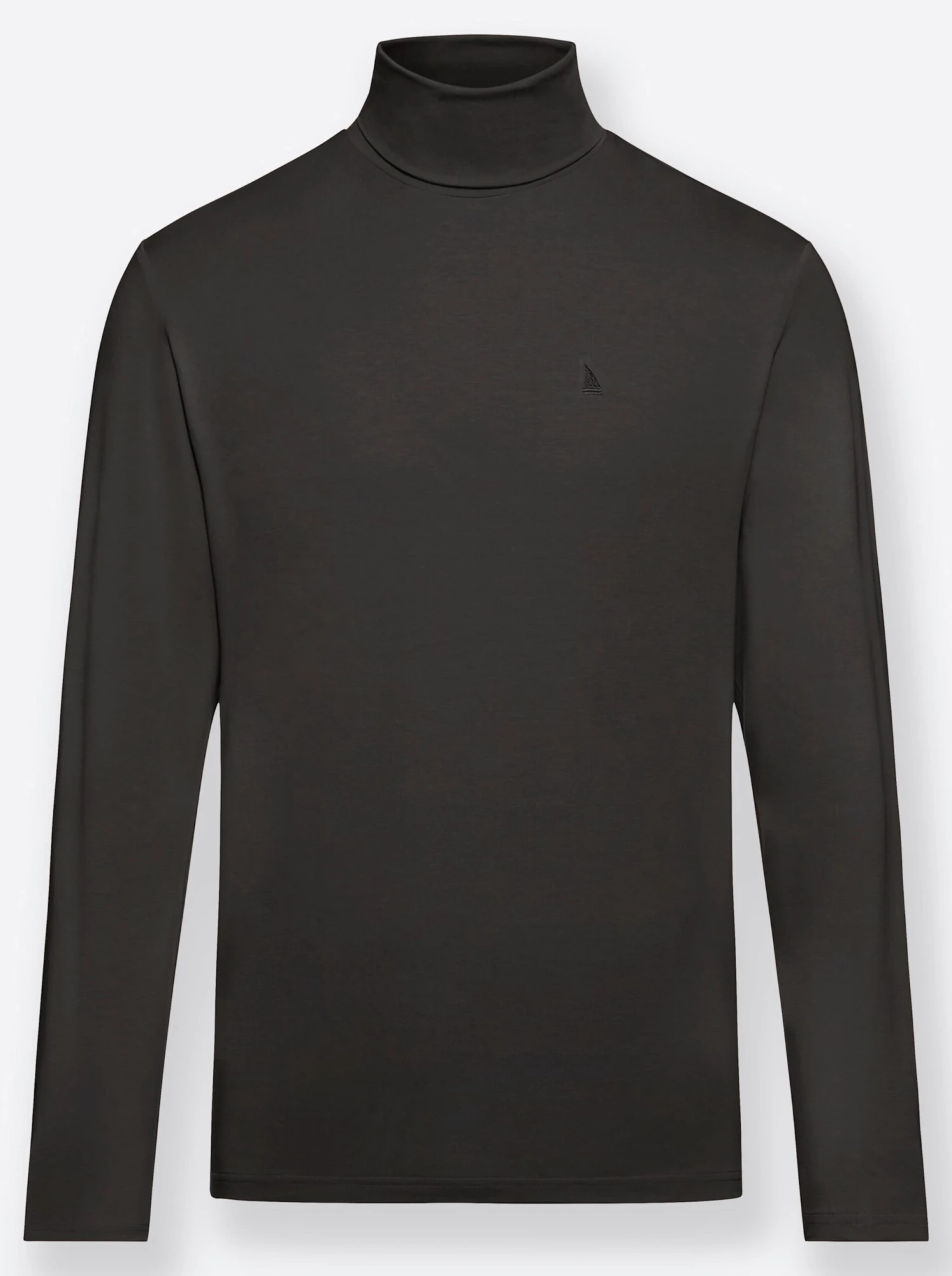 Rollkragen-Shirt - Graphit – Bild 3