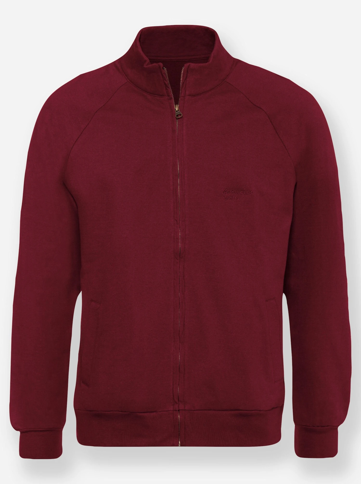 Sweatjacke - Bordeaux – Bild 4