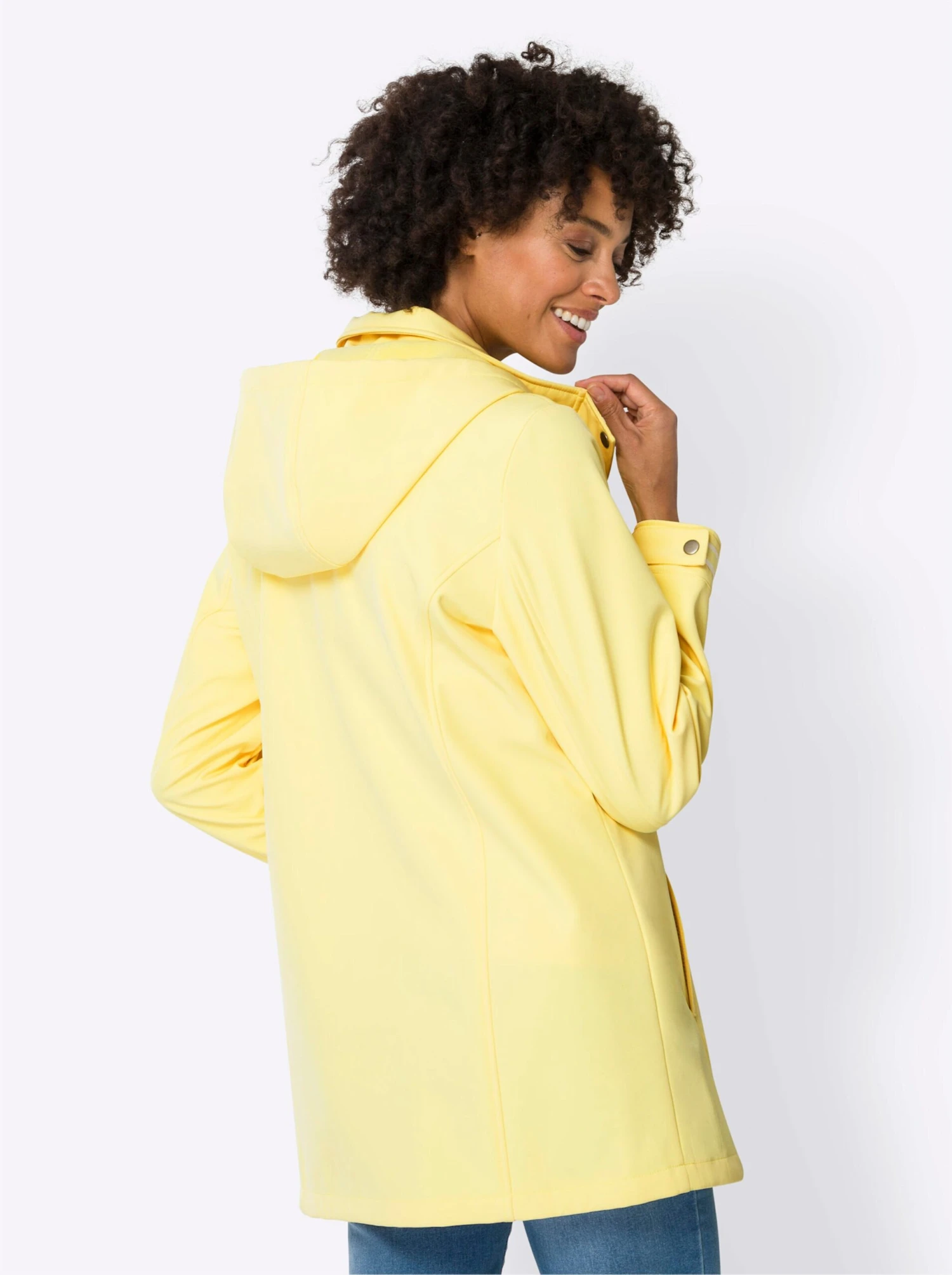 Softshell-Jacke - Zitrone – Bild 3