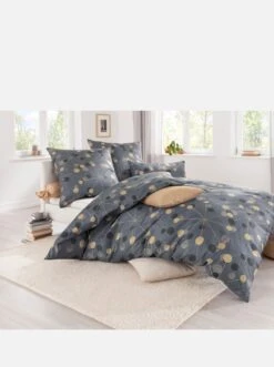 Bettwäsche - Graphit-bedruckt