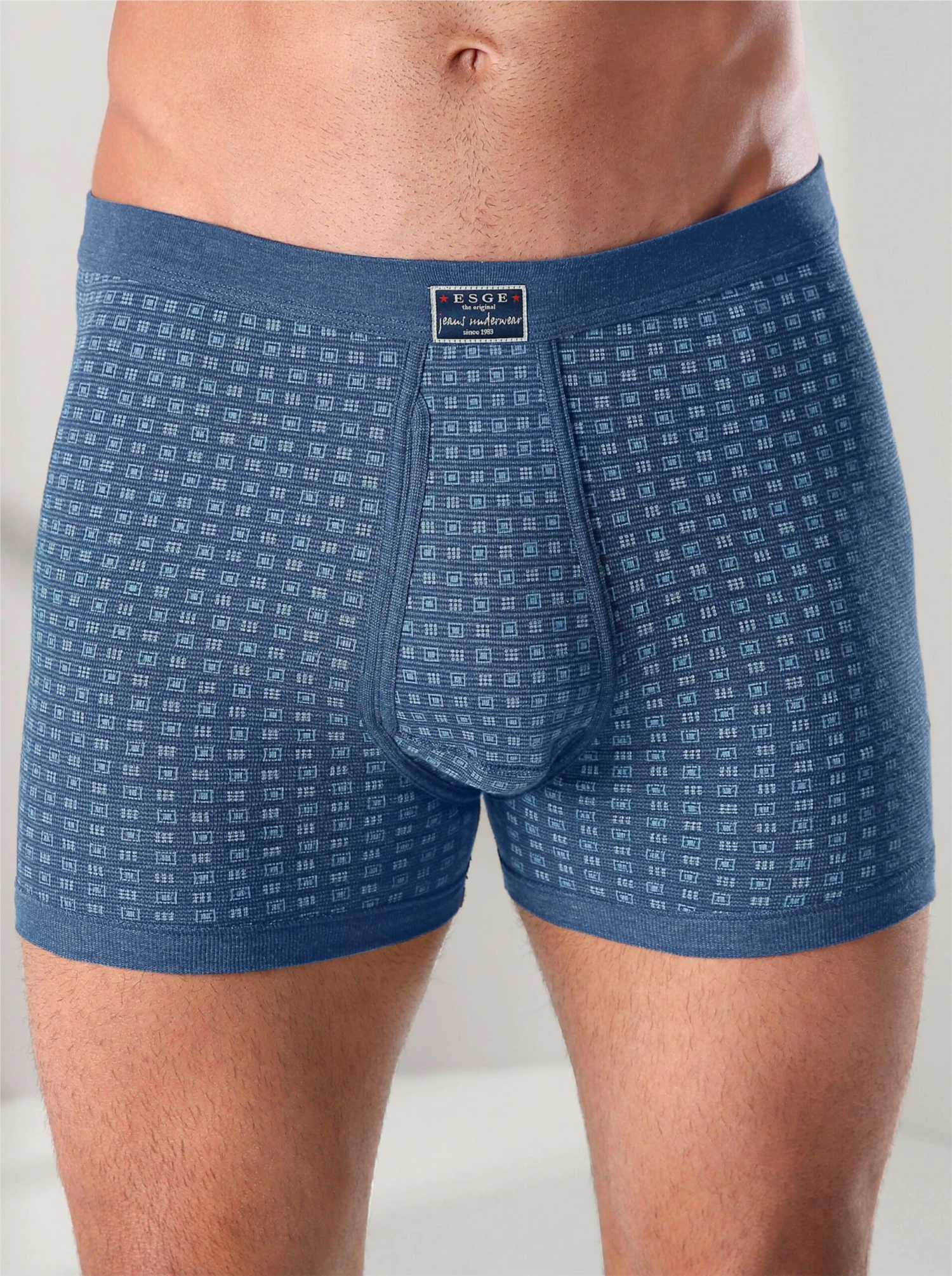 ESGE Hose Kurz - Marine-bedruckt