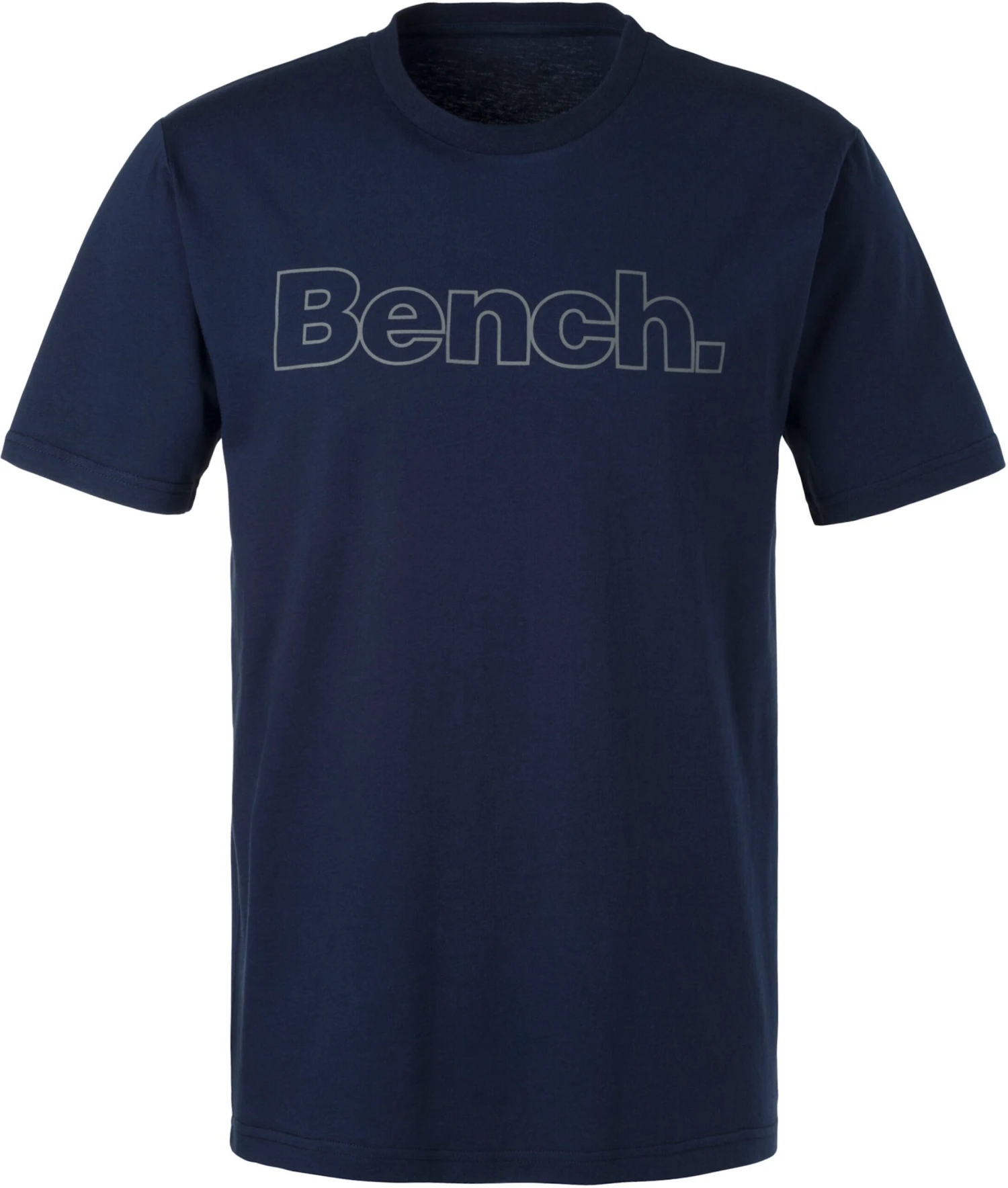 T-Shirt - Grau-meliert, Navy – Bild 2