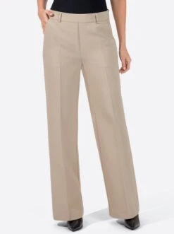 Bügelfaltenhose - Beige