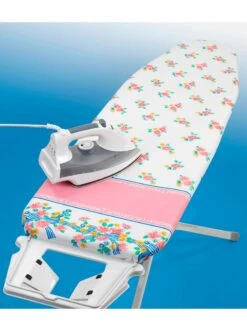 Bügelbrettbezug - Weiß-gemustert