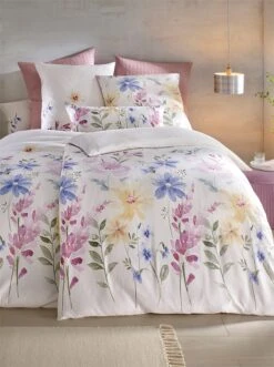 Bettwäsche - Weiß-bedruckt