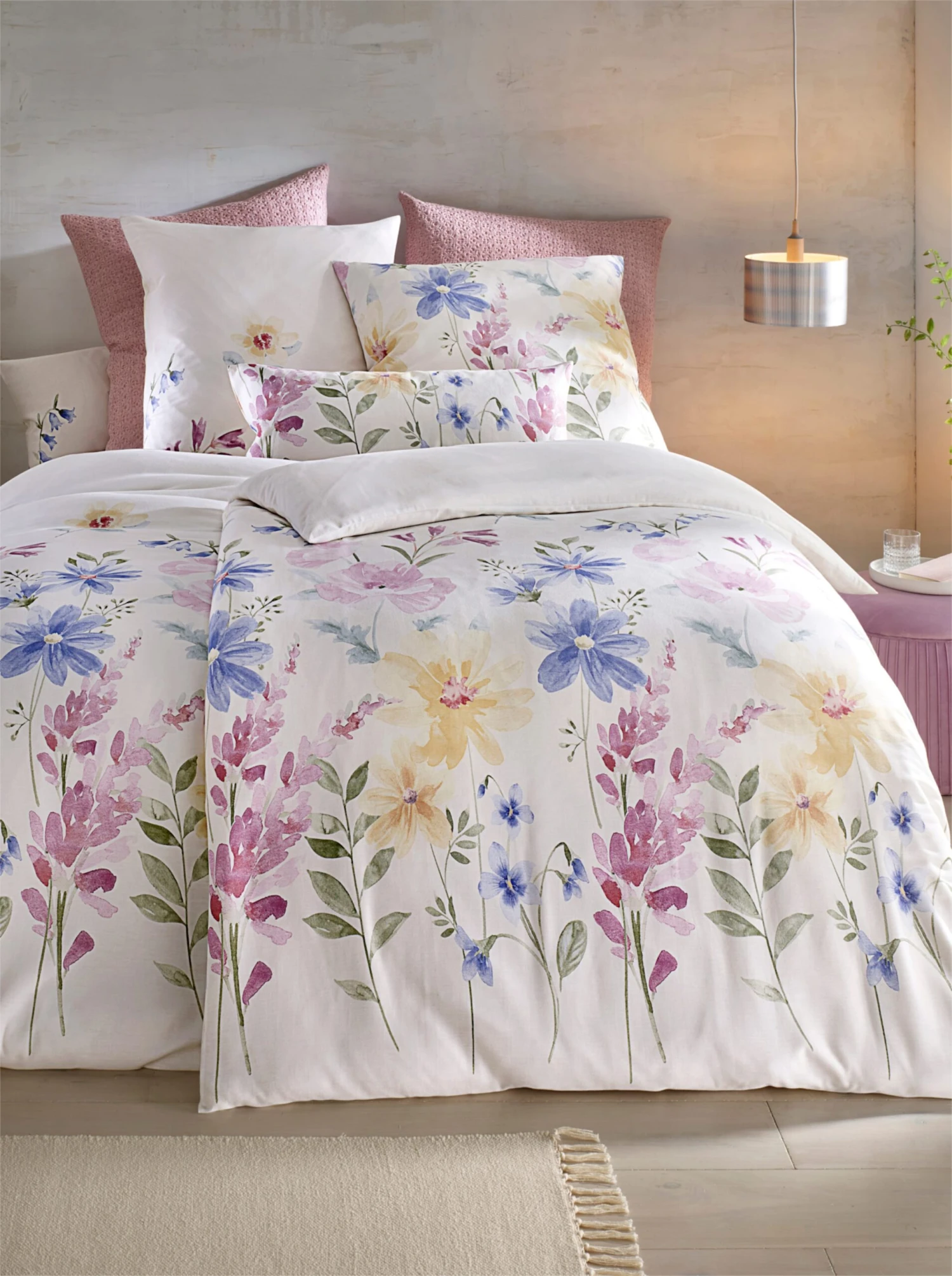 Bettwäsche - Weiß-bedruckt