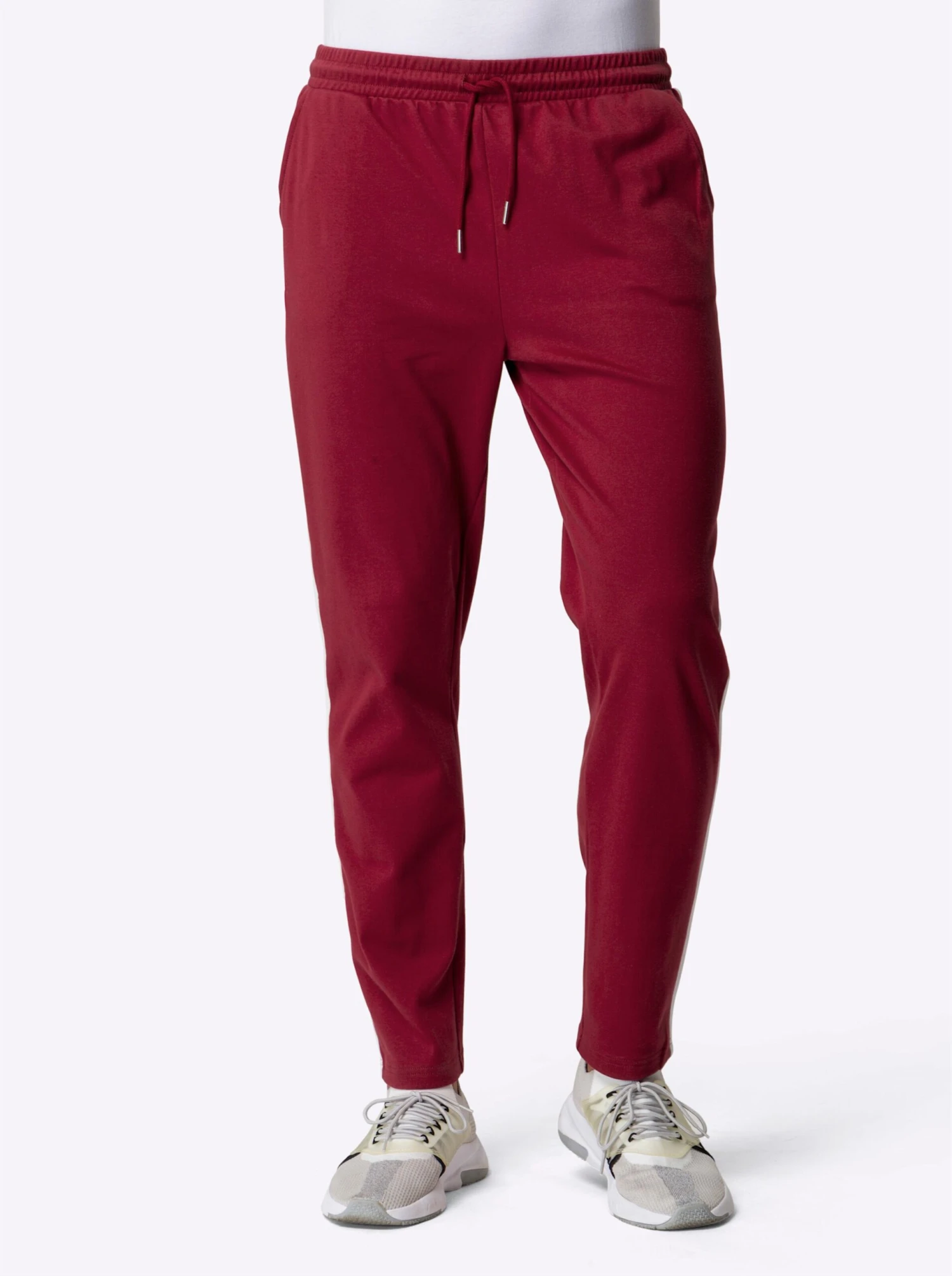 Hosen Lang - Dunkelrot + Schwarz – Bild 2