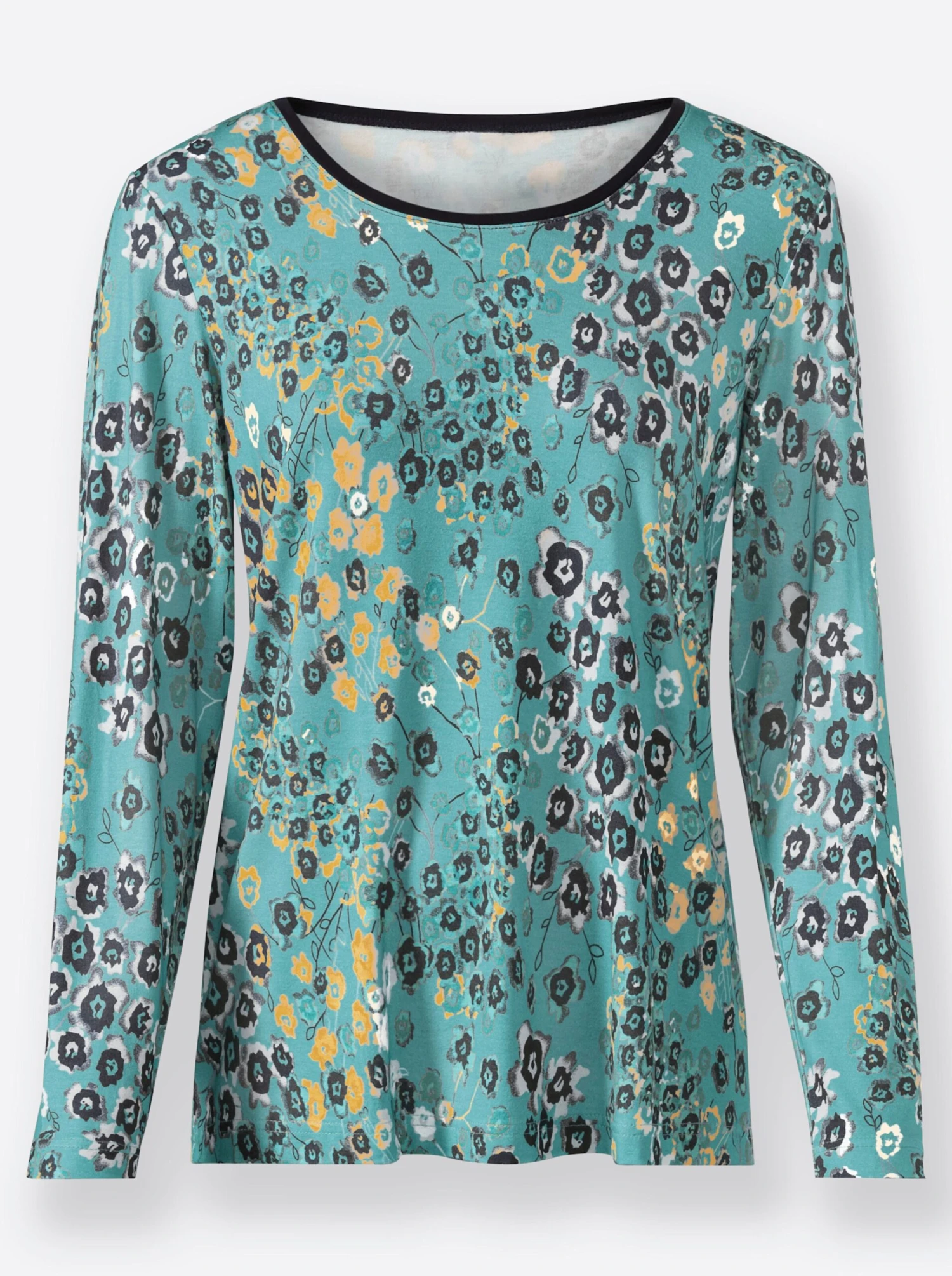 Langarmshirt - Jade-bedruckt – Bild 3