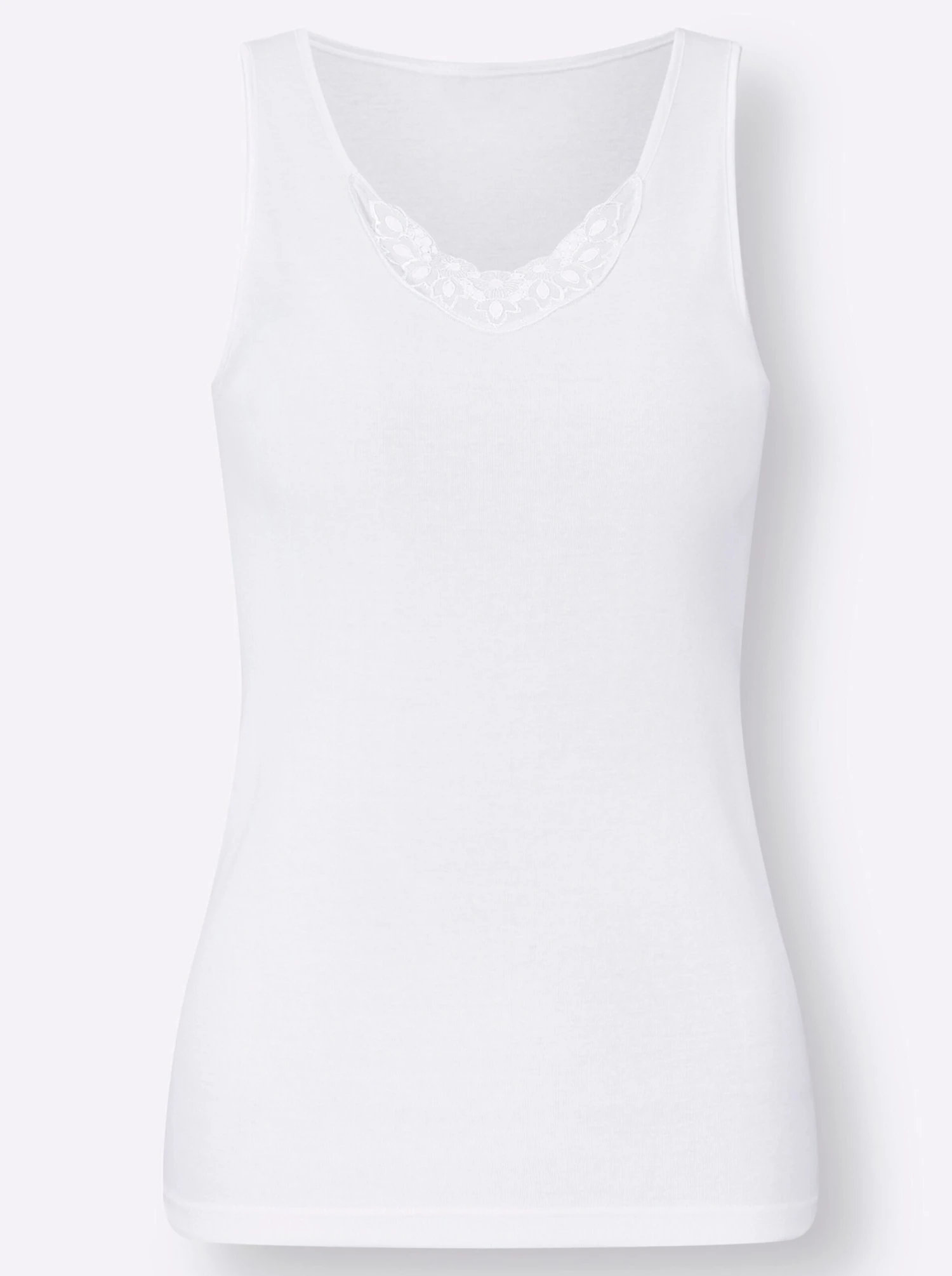 Achselhemd - Weiß – Bild 5