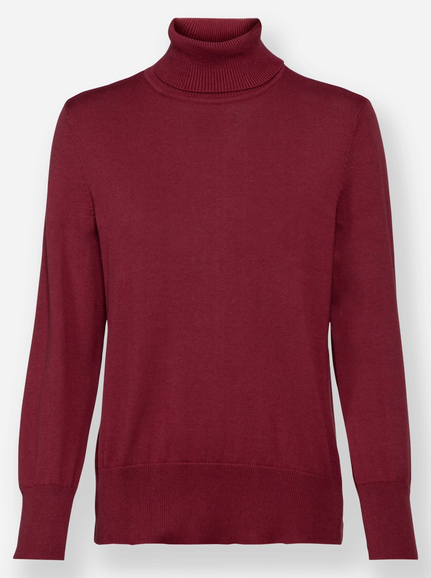 Rollkragenpullover - Dunkelrot – Bild 3
