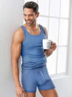 ESGE Hose Kurz - Hellblau-bedruckt