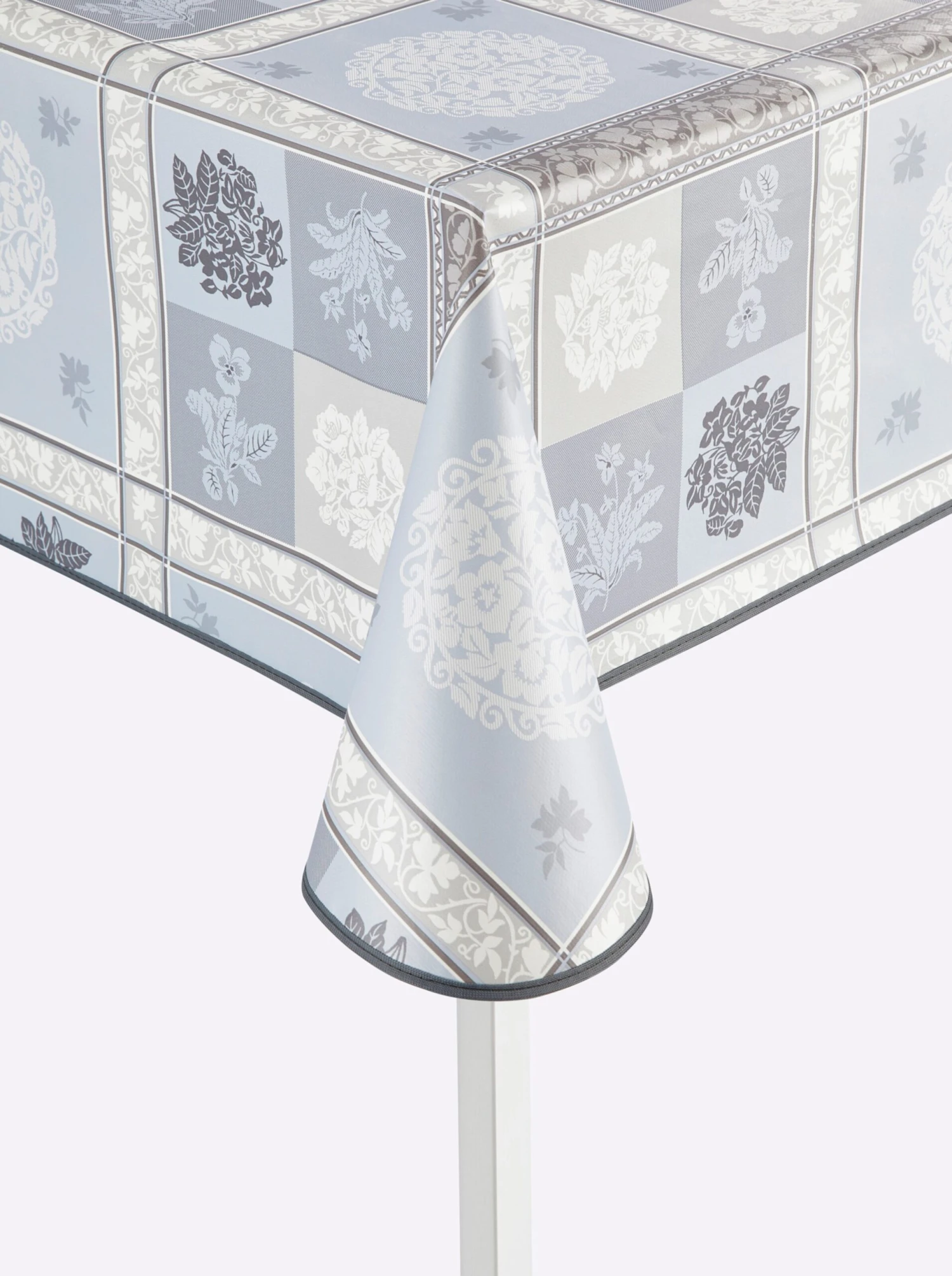 Tischdecke - Blau-gemustert – Bild 4