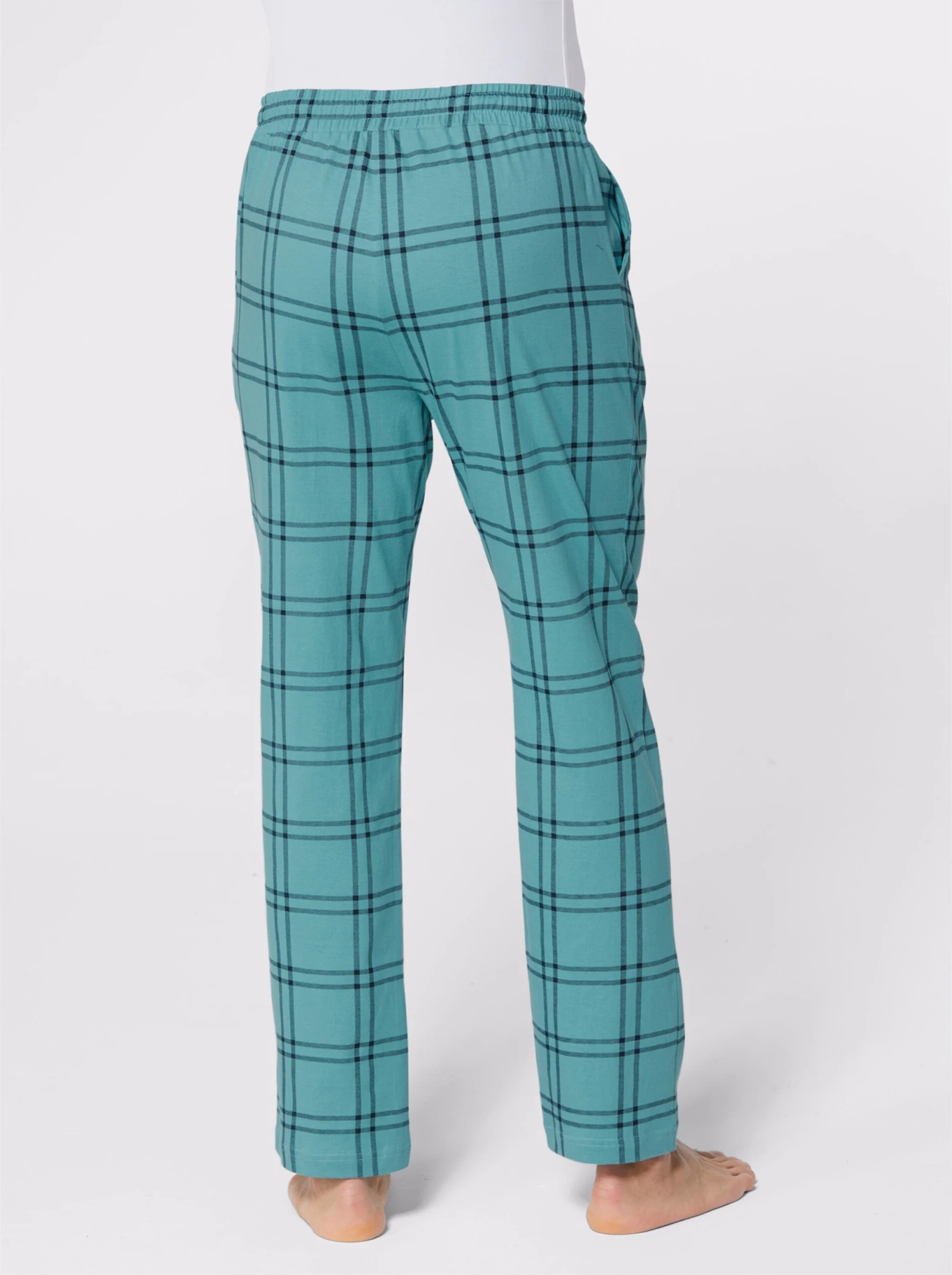 Hose Lang - Ozean-kariert – Bild 3