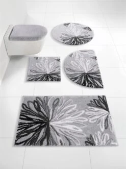 Badematte - Grau-anthrazit