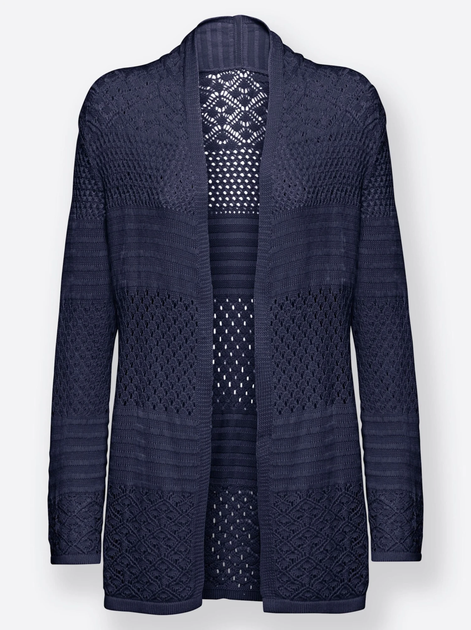 Strickjacke - Nachtblau – Bild 3