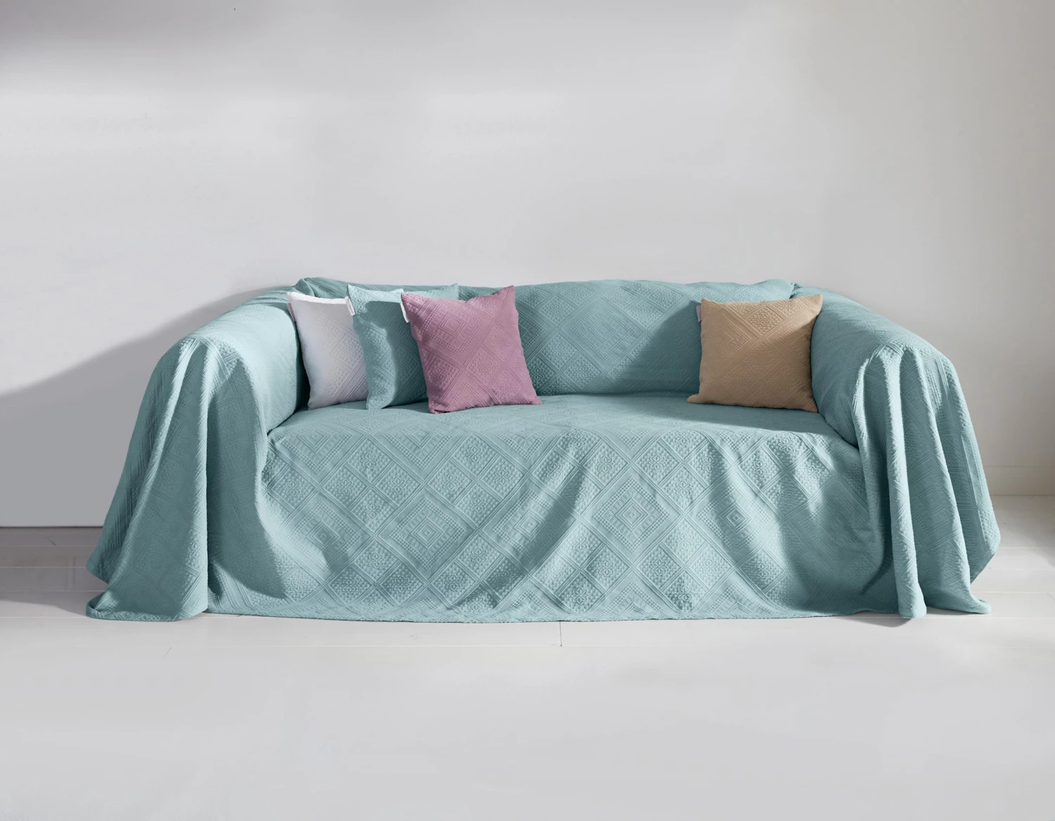 Kissenhülle 2er-Set - Mint – Bild 2