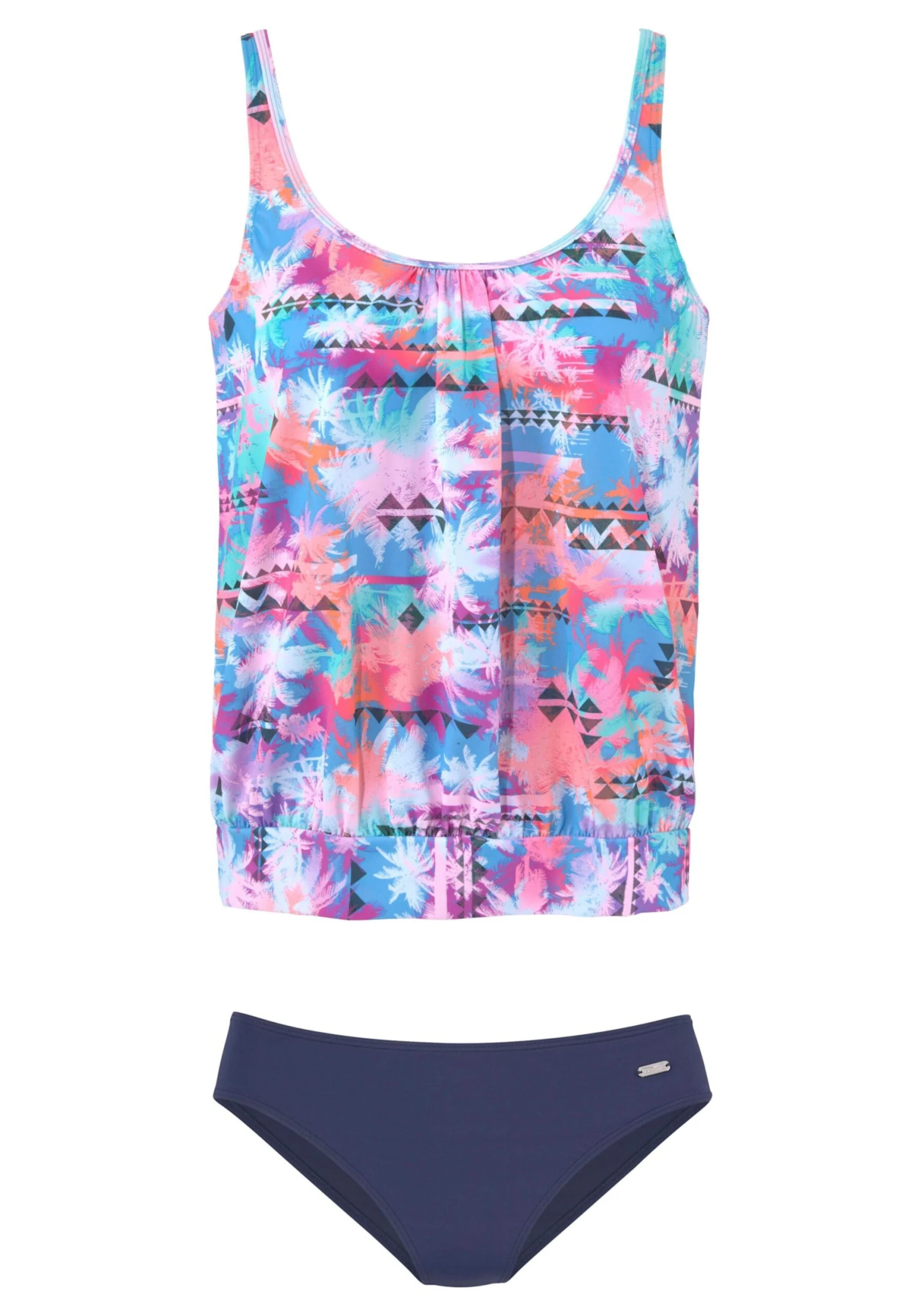 VENICE BEACH Tankini - Pink-blau-bedruckt – Bild 2