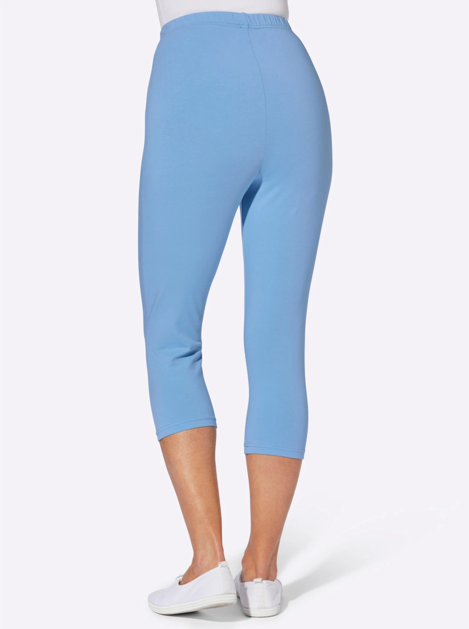 Caprileggings - Mittelblau – Bild 3