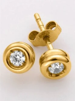 Ohrstecker - Gelbgold 585
