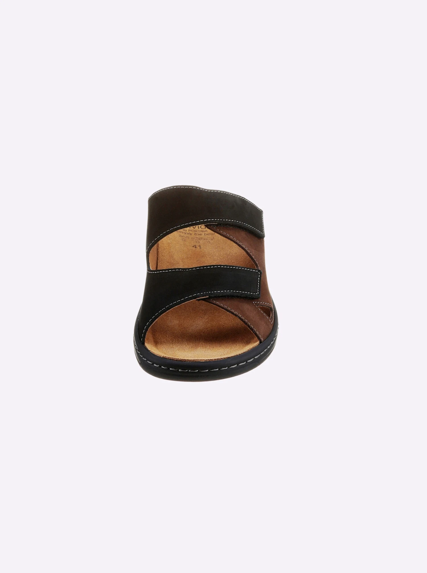 Pantolette - Braun-schwarz – Bild 2