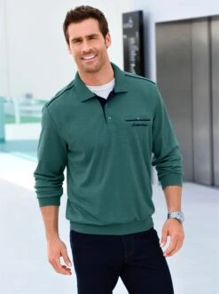 Sweatshirt - Smaragdgrün