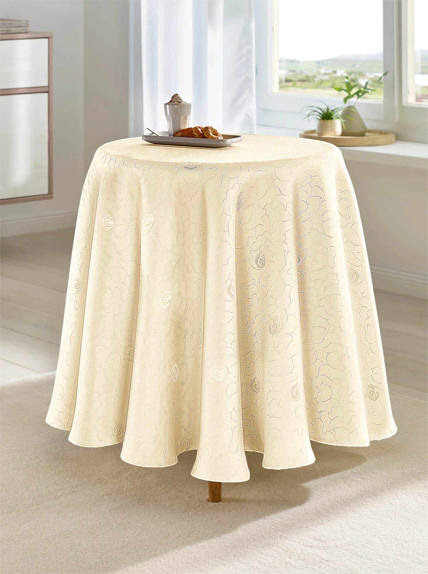 Tischdecke - Champagner