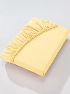 Betttuch - Vanillegelb