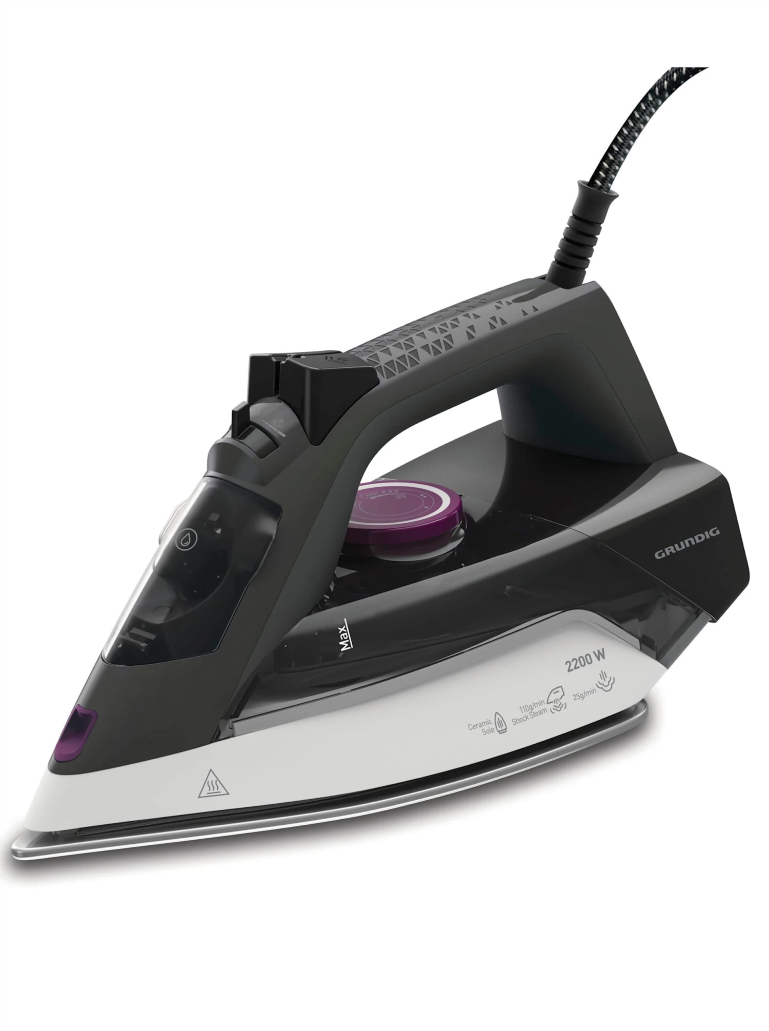 Dampfbügeleisen - Grau – Bild 3