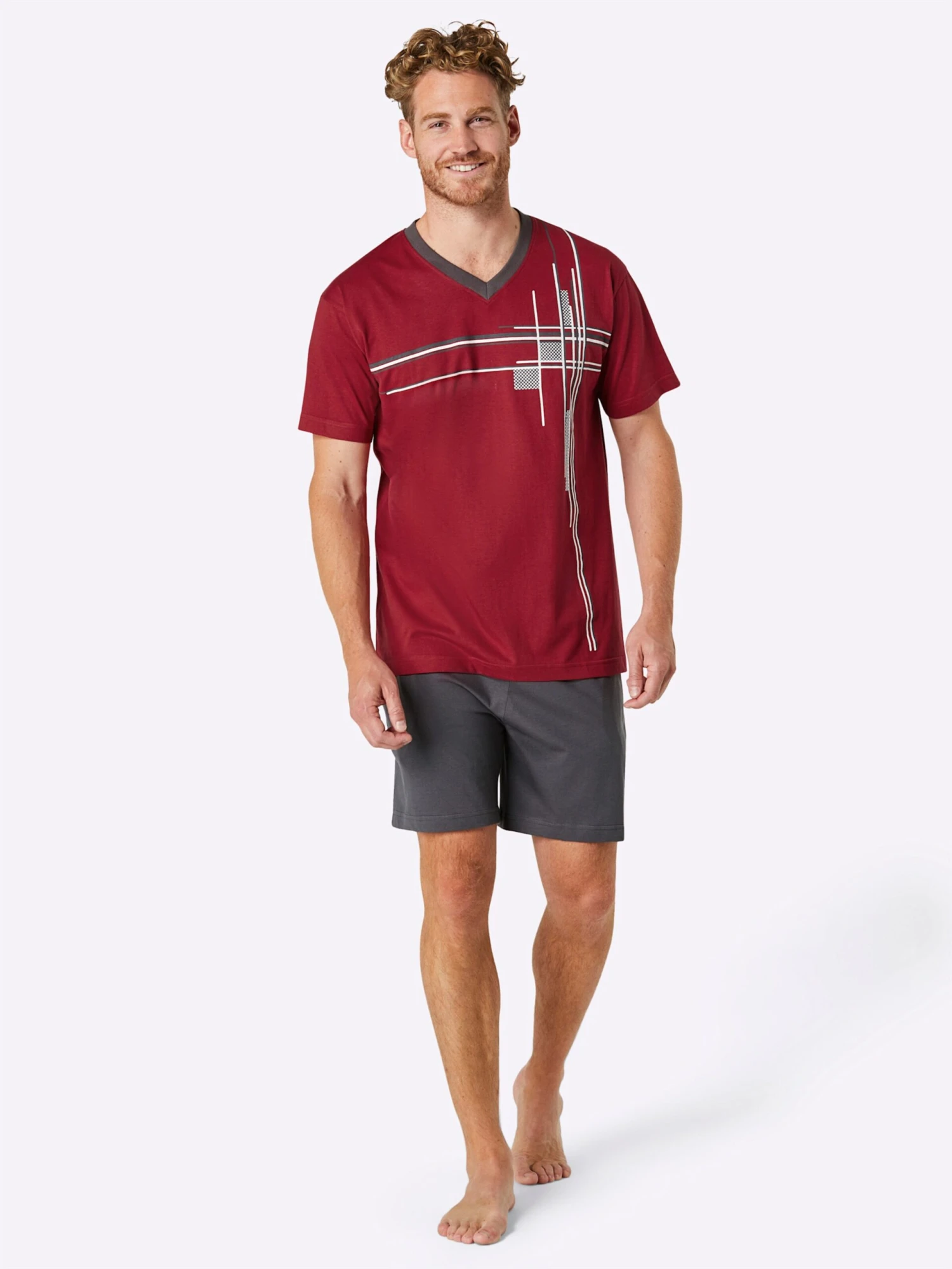 Shorty - Rot-anthrazit – Bild 2