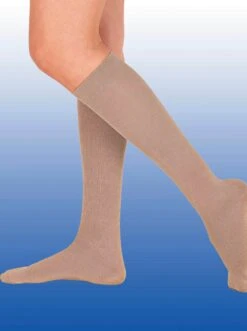 Reisestützkniestrümpfe - Beige