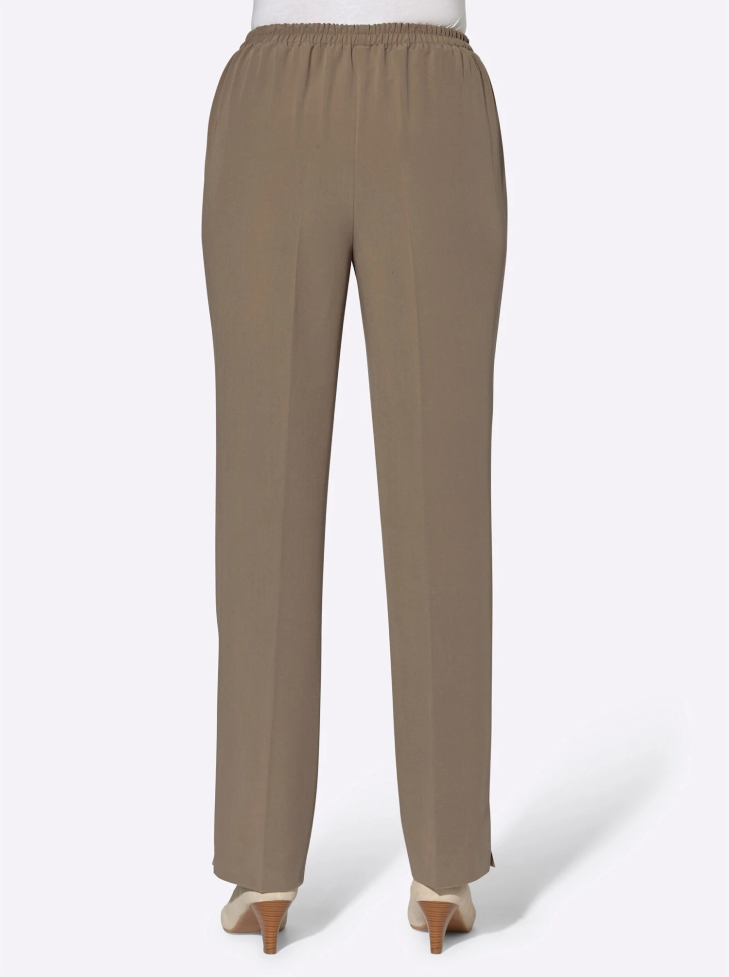 Bügelfaltenhose - Beige – Bild 3