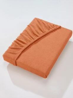 Spannbetttuch - Terrakotta