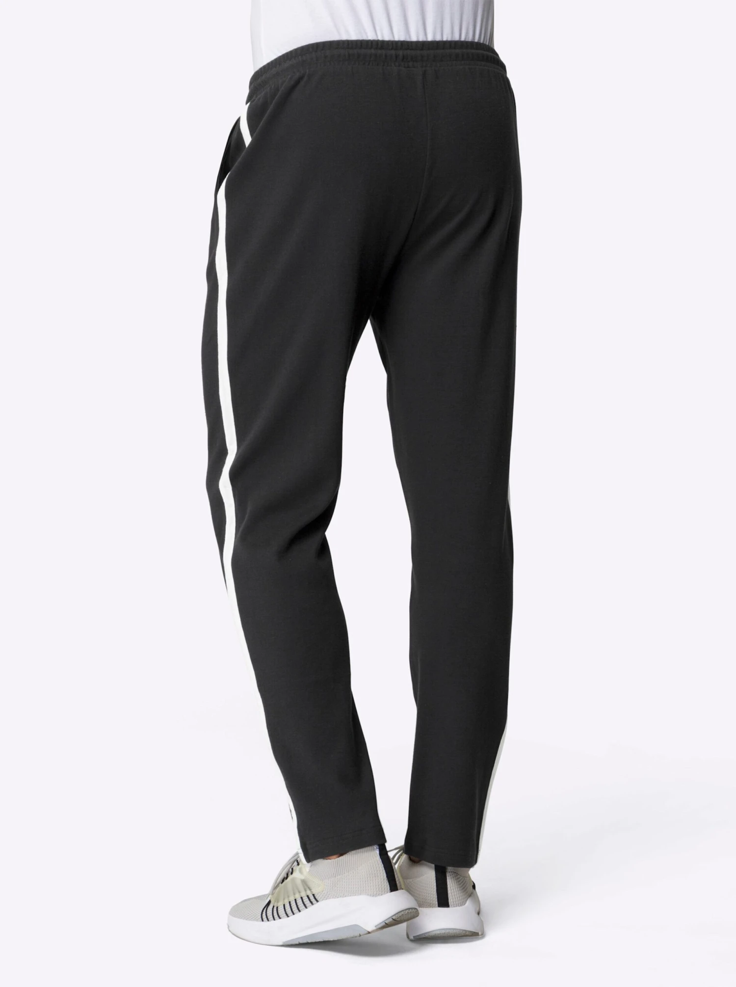 Hosen Lang - Dunkelrot + Schwarz – Bild 5