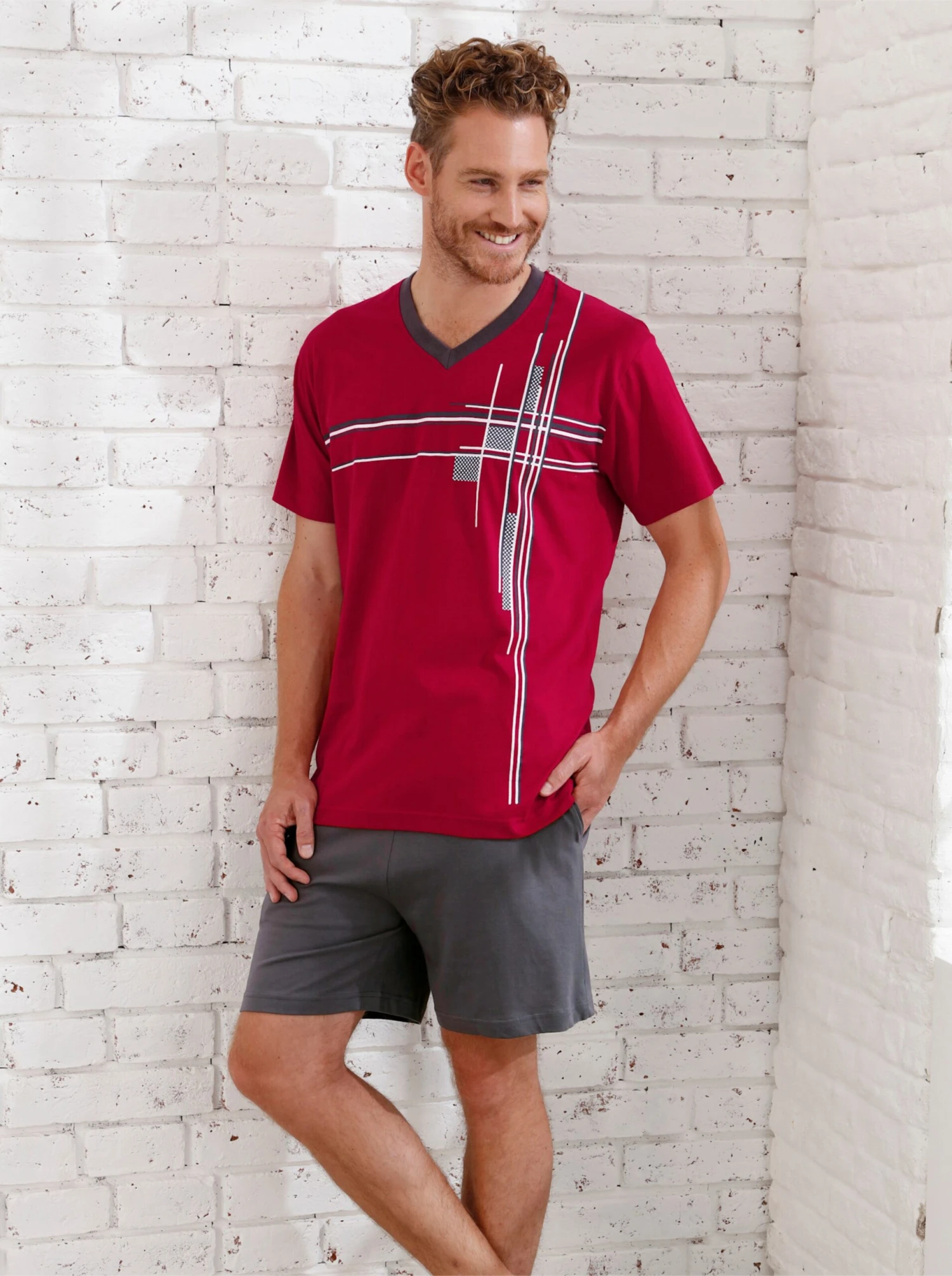 Shorty - Rot-anthrazit