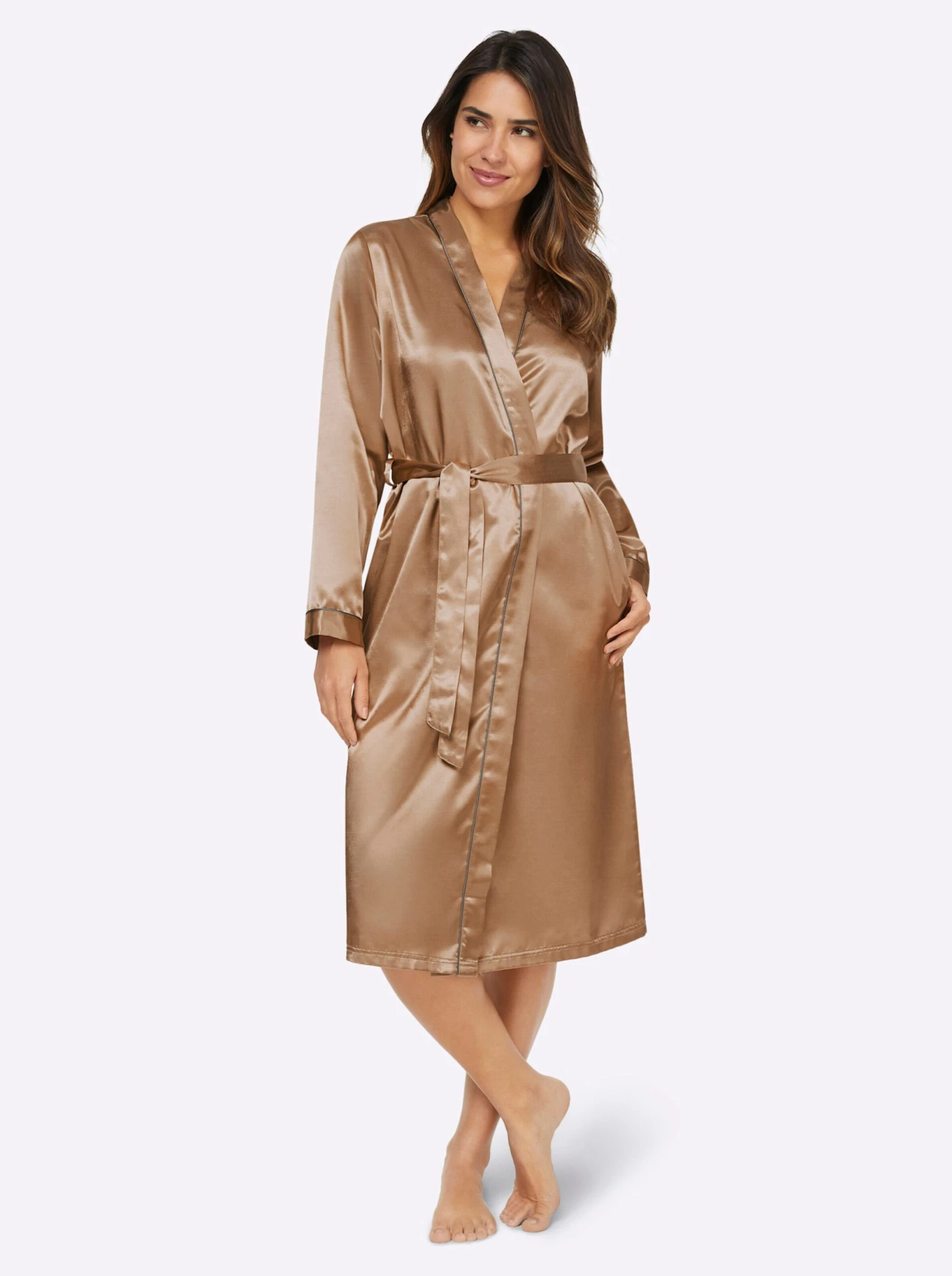 Morgenmantel - Camel – Bild 2