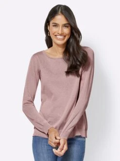 Feinstrickpullover - Altrosé