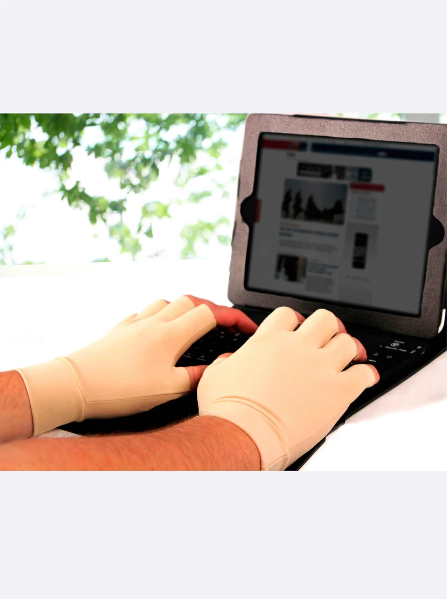 Arthrosehandschuhe - Beige